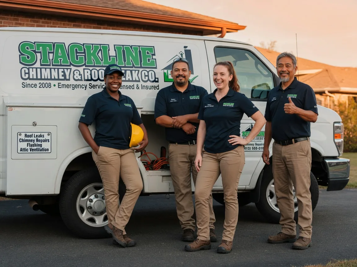 Chimney flashing repair company in Spencer, NC